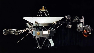 cosmosportal Voyager ruimtesonde in de diepe ruimte