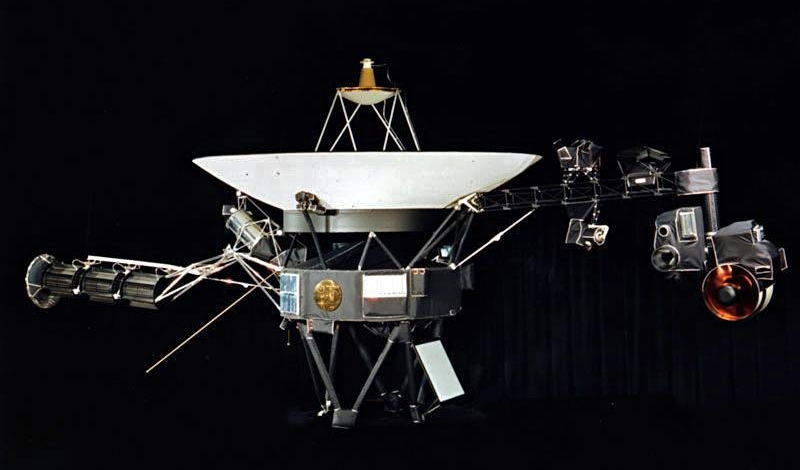 cosmosportal Voyager ruimtesonde in de diepe ruimte