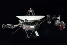 cosmosportal Voyager ruimtesonde in de diepe ruimte